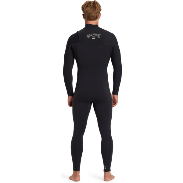 2026 Billabong Mens Revolution Natural 4/3mm Chest Zip Wetsuit ABYW100267 - Black